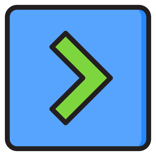 prawy przycisk srip Lineal Color ikona