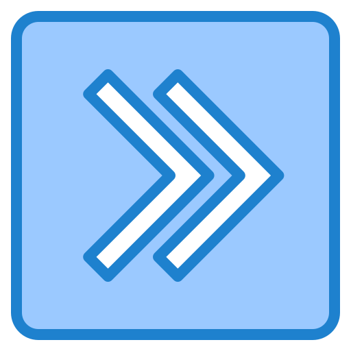 prawy przycisk srip Blue ikona