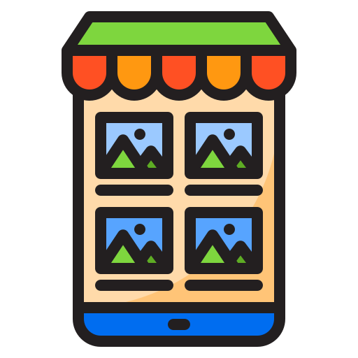 online winkel srip Lineal Color icoon