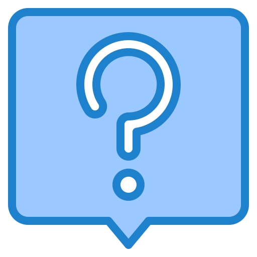 질문 srip Blue icon