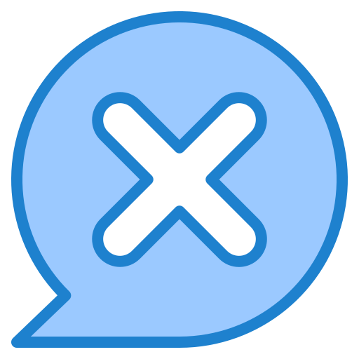 삭제 srip Blue icon