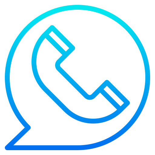 Phone call srip Gradient icon