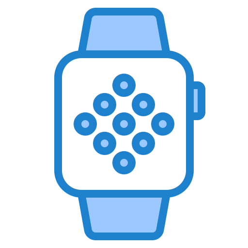 aplicación de reloj inteligente srip Blue icono