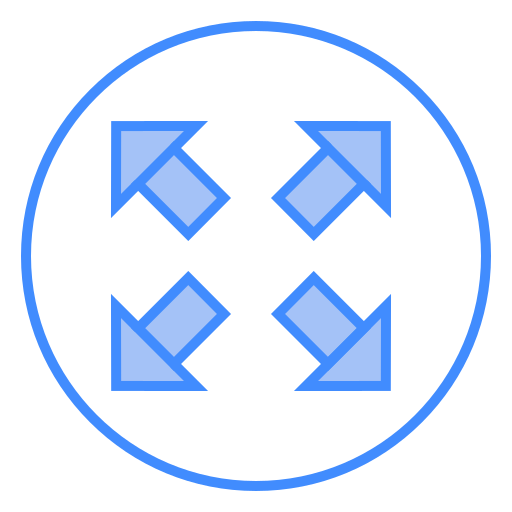 expandieren Generic Blue icon