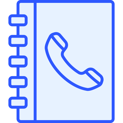 directorio telefónico Generic Blue icono
