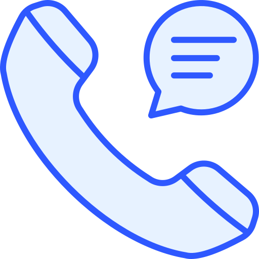 mensaje de telefono Generic Blue icono