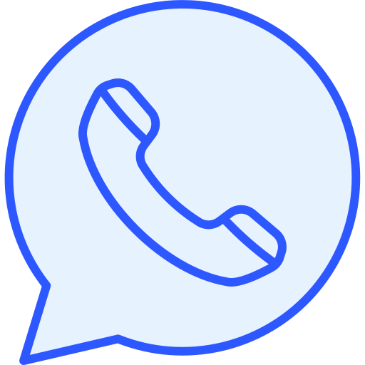 Phone message Generic Blue icon