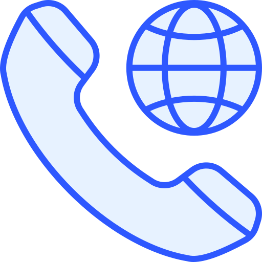 połączenie telefoniczne Generic Blue ikona