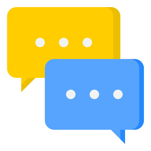 Conversation srip Flat icon