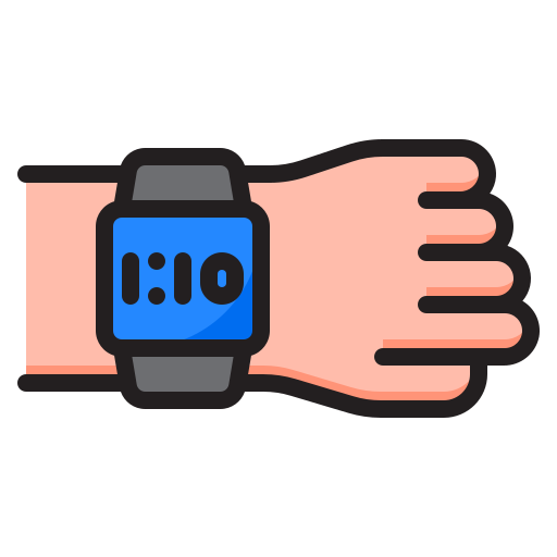 smartwatch srip Lineal Color icon
