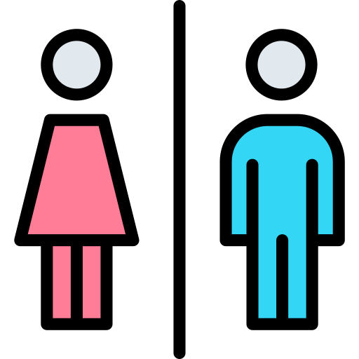 Restroom Generic Outline Color icon