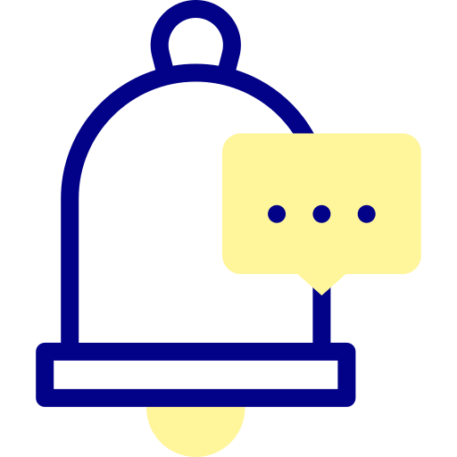 benachrichtigungsglocke Detailed Mixed Lineal color icon