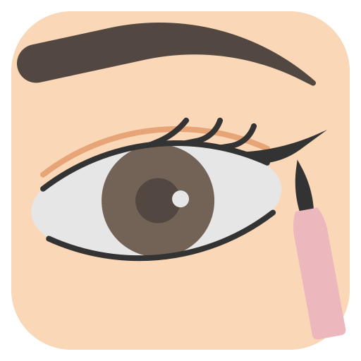 matite per eyeliner Generic Flat icona