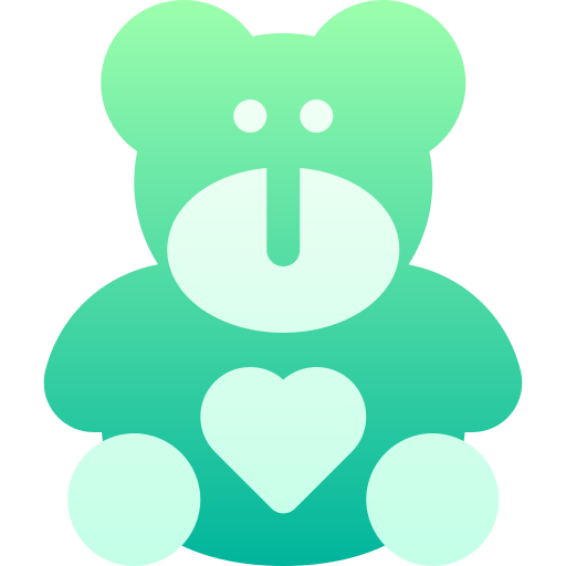 oso de peluche Basic Gradient Gradient icono