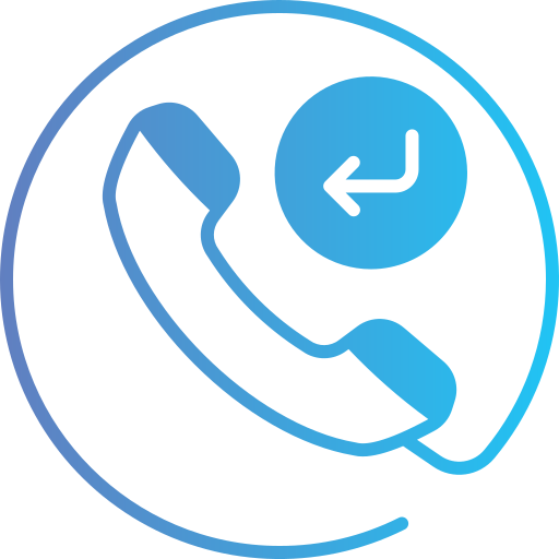 Incoming call Generic Outline Gradient icon