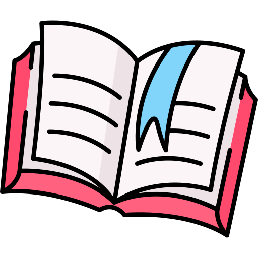 Book Generic Thin Outline Color icon