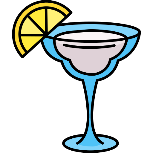 cocktail Generic Thin Outline Color icon