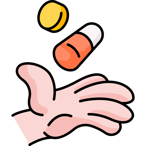 Drug Generic Thin Outline Color icon