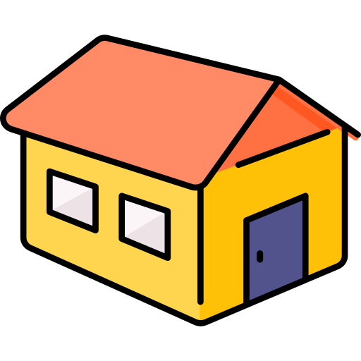 집 Generic Thin Outline Color icon