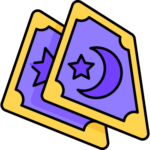 Tarot Generic Thin Outline Color icon