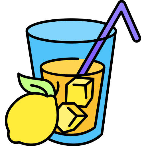 limonade Generic Thin Outline Color icon