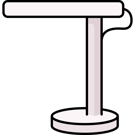 Desk lamp Generic Thin Outline Color icon