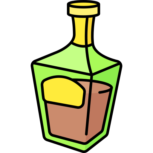 Whisky Generic Thin Outline Color icon