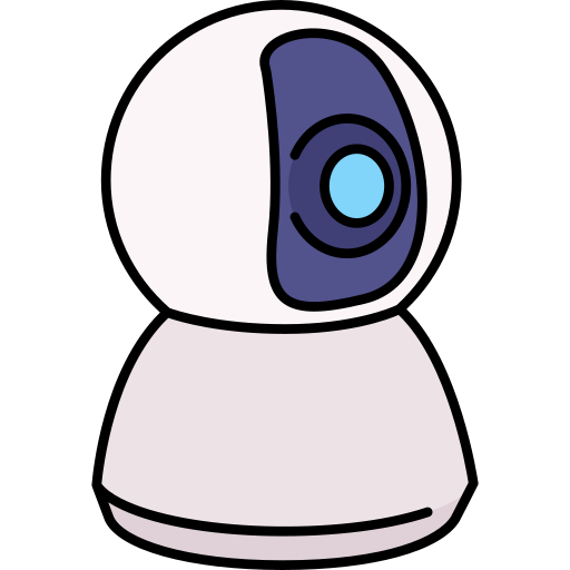 360 camera Generic Thin Outline Color icon