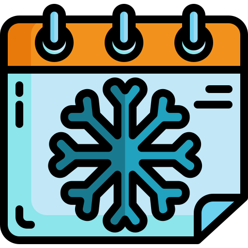 Зима Generic Outline Color иконка
