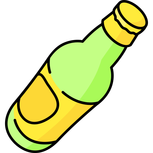 butelka piwa Generic Thin Outline Color ikona