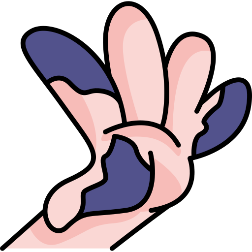 Hand Generic Thin Outline Color icon