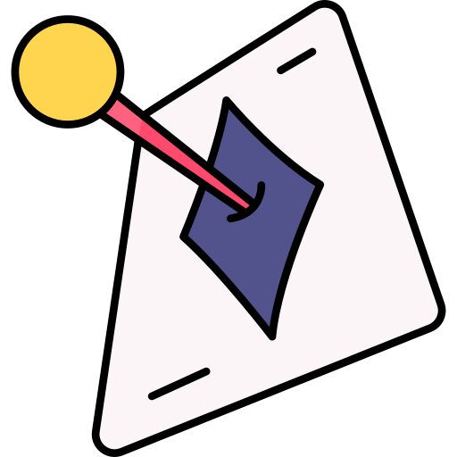 Card Generic Thin Outline Color icon