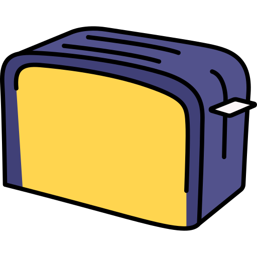 Toaster Generic Thin Outline Color icon