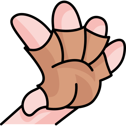 Glove Generic Thin Outline Color icon