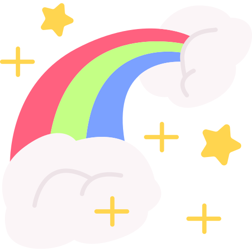regenboog Generic Flat icoon