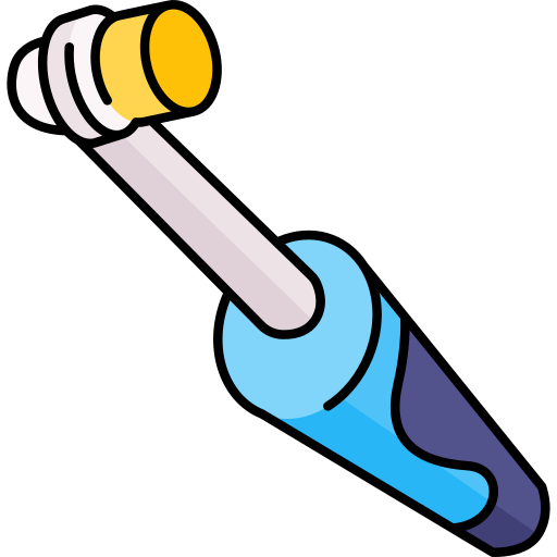 elektrische zahnbürste Generic Thin Outline Color icon