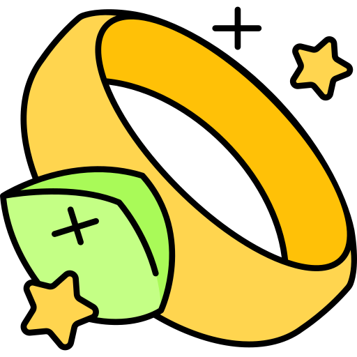 Ring Generic Thin Outline Color icon