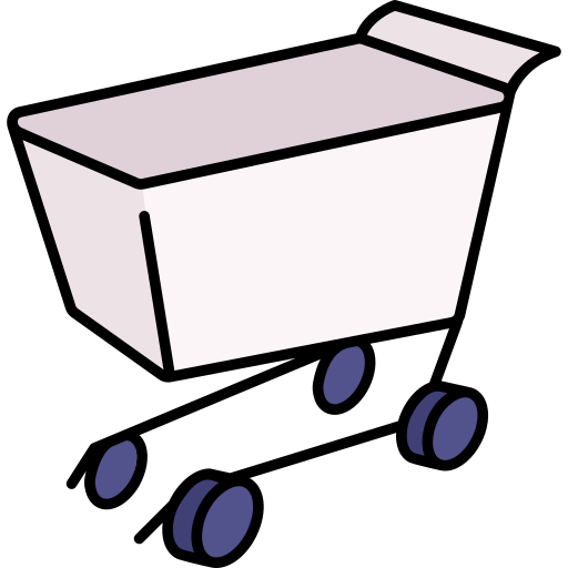 Cart Generic Thin Outline Color icon
