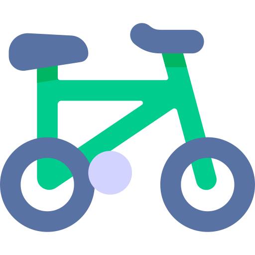Cycling Kawaii Flat icon