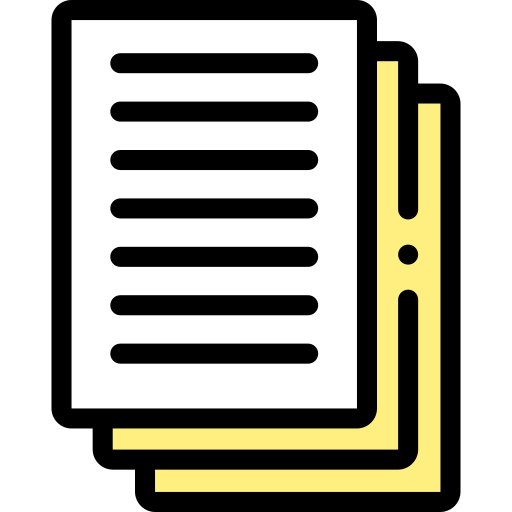 Paper sheet Detailed Rounded Lineal color icon