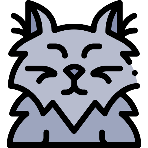 katze Detailed Rounded Lineal color icon