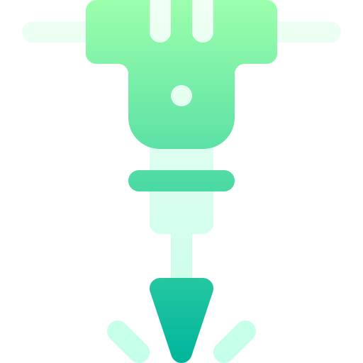 presslufthammer Basic Gradient Gradient icon