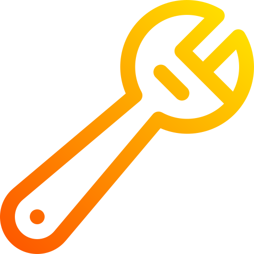 Wrench Basic Gradient Lineal color icon