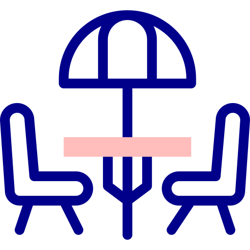 Терраса Detailed Mixed Lineal color иконка
