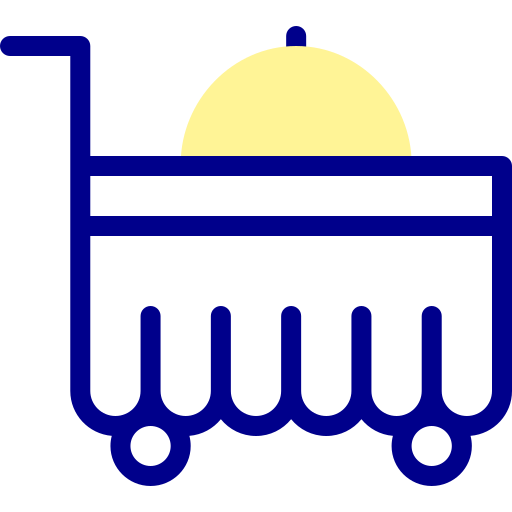 Food tray Detailed Mixed Lineal color icon