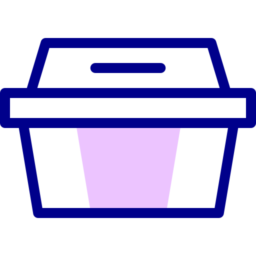 pojemnik na jedzenie Detailed Mixed Lineal color ikona