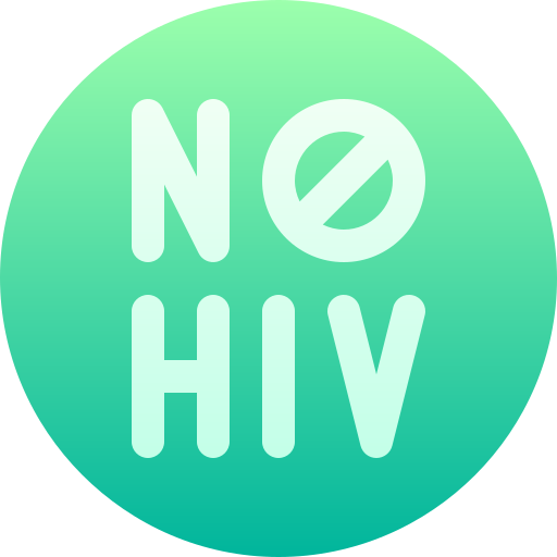 geen hiv Basic Gradient Gradient icoon