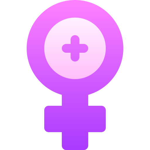 femmina Basic Gradient Gradient icona