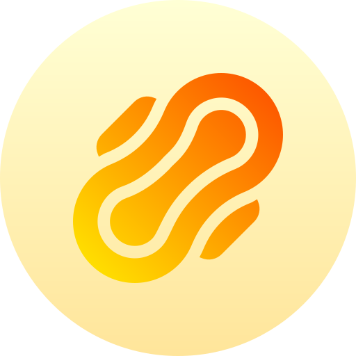 maandverband Basic Gradient Circular icoon