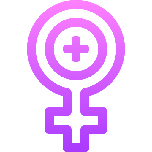 Female Basic Gradient Lineal color icon
